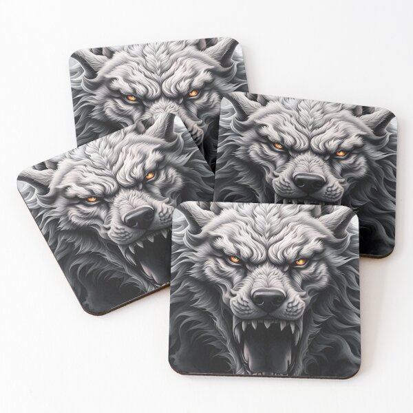 Item preview, Wolf Demon designed and sold by MatrixTattoo.
