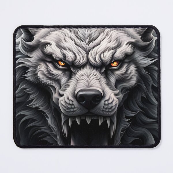 Item preview, Wolf Demon designed and sold by MatrixTattoo.