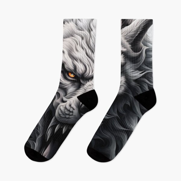Item preview, Wolf Demon designed and sold by MatrixTattoo.