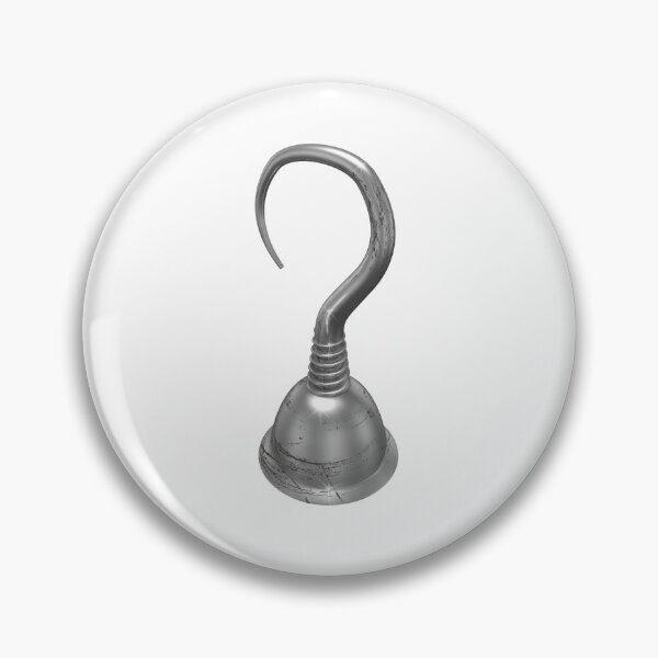 Item preview, Silver Captain Hook designed and sold by ImagineThatNYC.