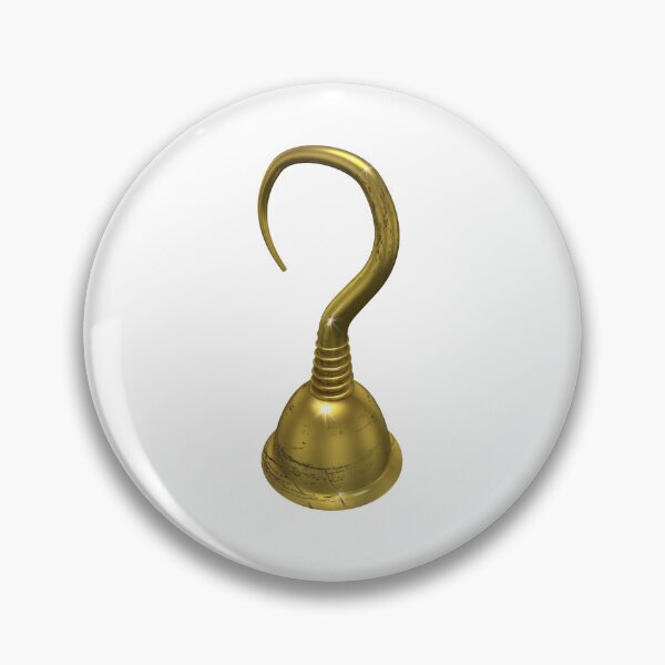 Item preview, Gold Captain Hook designed and sold by ImagineThatNYC.