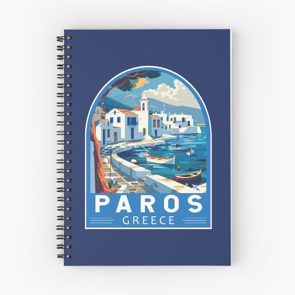 Item preview, Paros Greece Travel Art Emblem designed and sold by KrisSidDesigns.