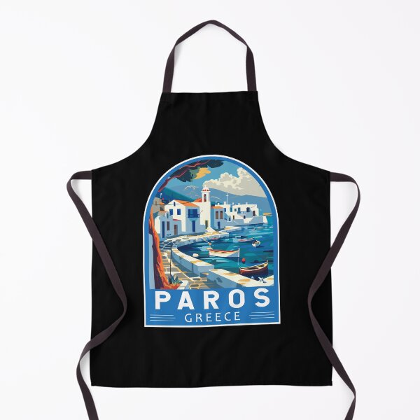 Item preview, Paros Greece Travel Art Emblem designed and sold by KrisSidDesigns.