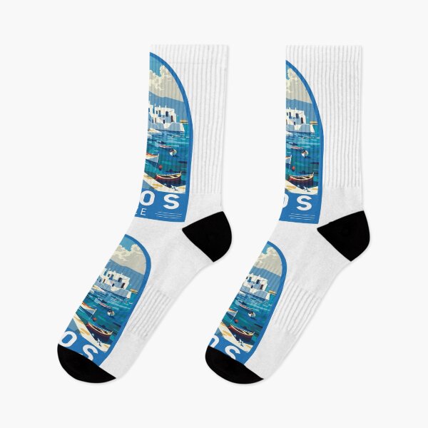 Item preview, Paros Greece Travel Art Emblem designed and sold by KrisSidDesigns.