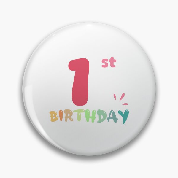 Item preview, Happy 1st Birthday designed and sold by SimpleP.