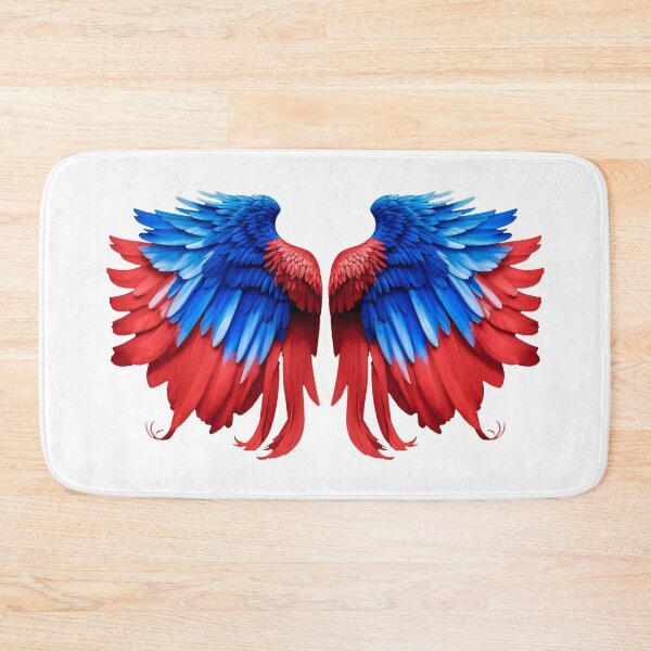 Item preview, Angel Wings in Red and Blue designed and sold by SideKickCreates.