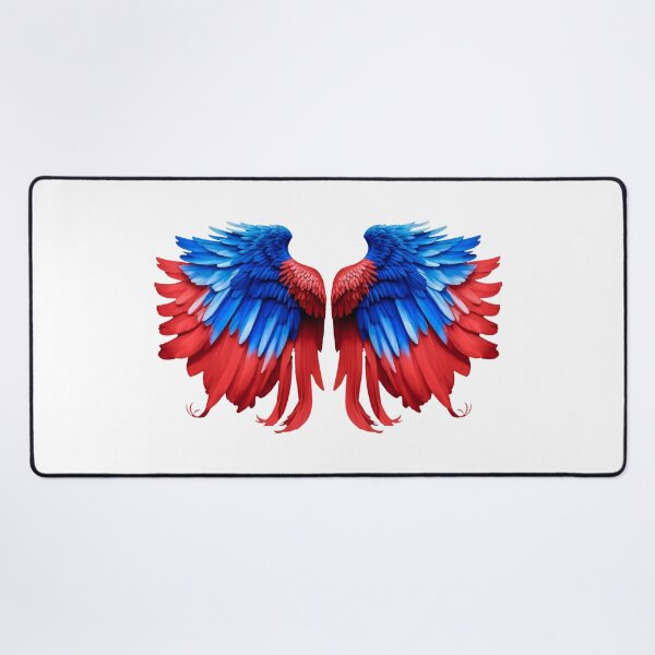 Item preview, Angel Wings in Red and Blue designed and sold by SideKickCreates.
