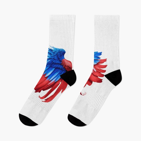 Item preview, Angel Wings in Red and Blue designed and sold by SideKickCreates.