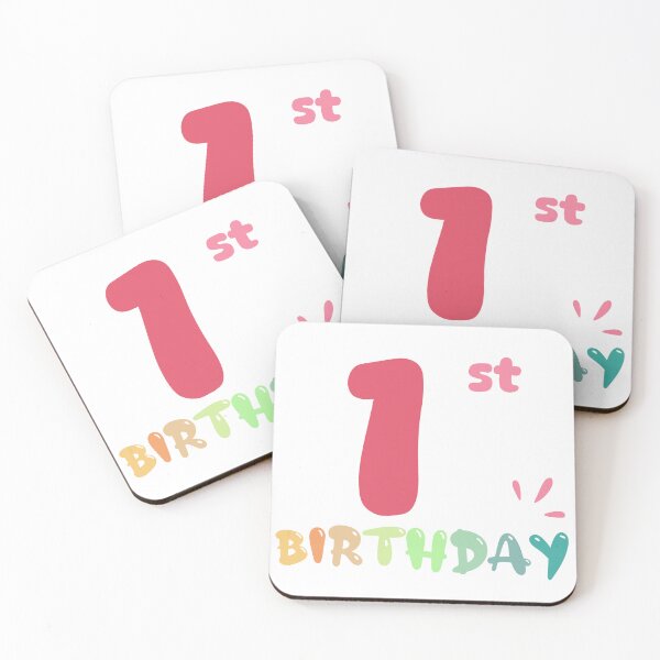 Item preview, Happy 1st Birthday designed and sold by SimpleP.