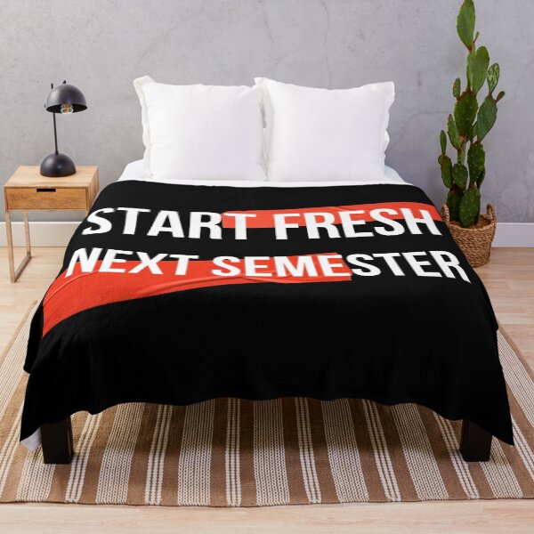 Item preview, Start fresh next semester designed and sold by QlickDesign.