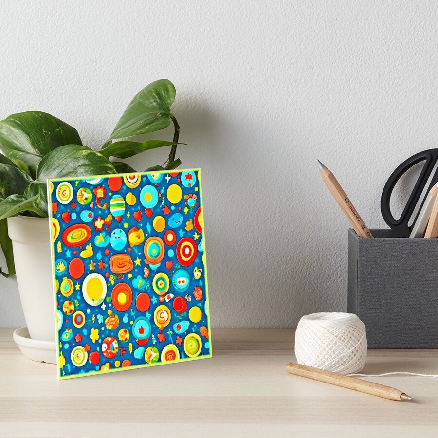 Item preview, Art Board Print designed and sold by Unique-Design-4.