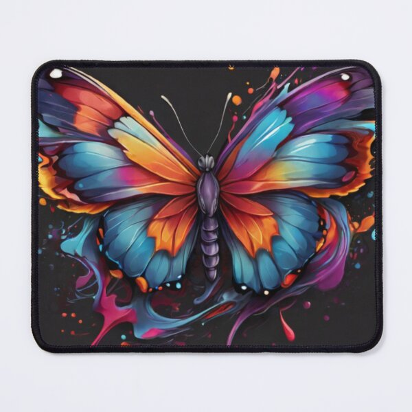 Item preview, Butterfly in rainbow colors designed and sold by catcraftss.