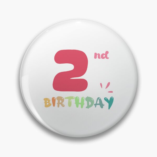 Item preview, Happy 2nd Birthday designed and sold by SimpleP.