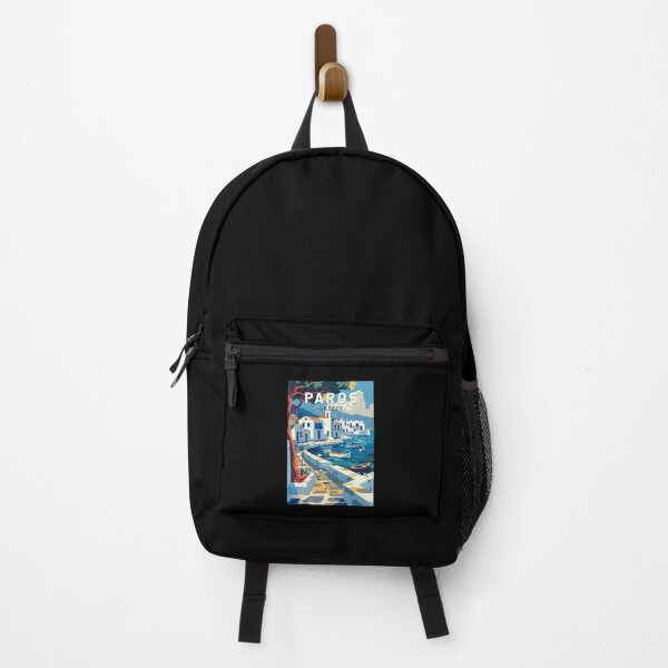 Item preview, Paros Greece Travel Art Vintage designed and sold by KrisSidDesigns.