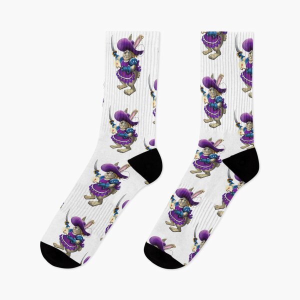 Item preview, Rabbit Pirate in Purple designed and sold by ImagineThatNYC.