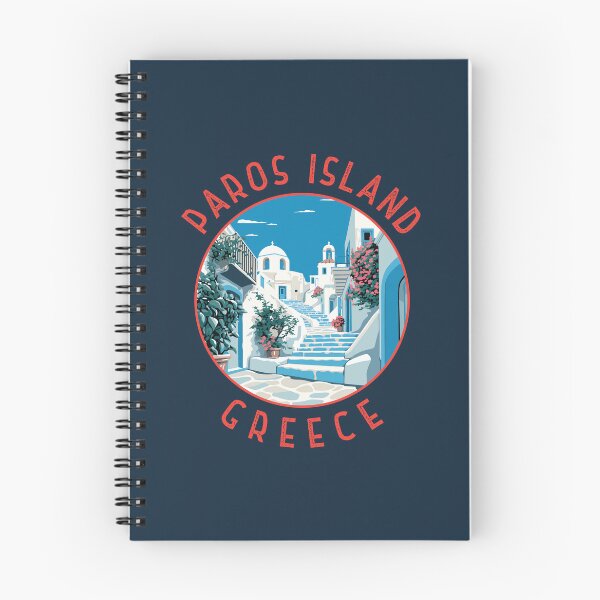 Item preview, Paros Island Greece Retro Distressed Circle designed and sold by KrisSidDesigns.
