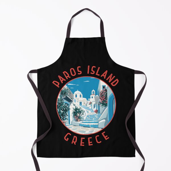 Item preview, Paros Island Greece Retro Distressed Circle designed and sold by KrisSidDesigns.