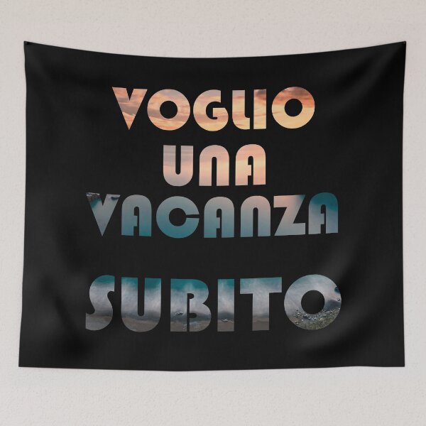 Item preview, Voglio una vacanza subito designed and sold by VanillaCream1.