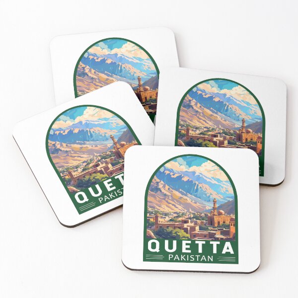 Item preview, Quetta Pakistan Travel Art Emblem designed and sold by KrisSidDesigns.
