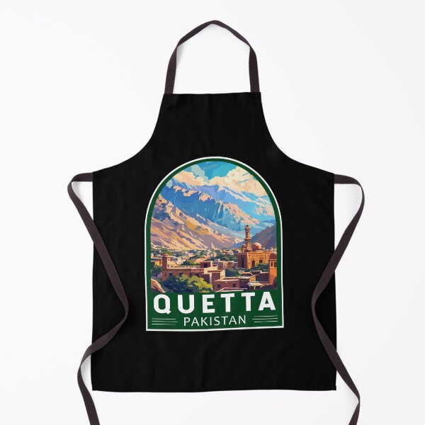Item preview, Quetta Pakistan Travel Art Emblem designed and sold by KrisSidDesigns.