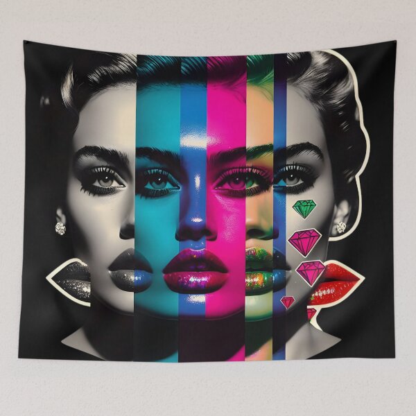 Item preview, Dual Realities: Noir Glow designed and sold by AI-Only Creations.