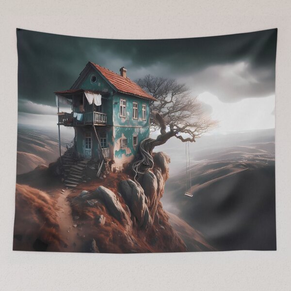 Item preview, House on the edge designed and sold by Vibranta Studio.
