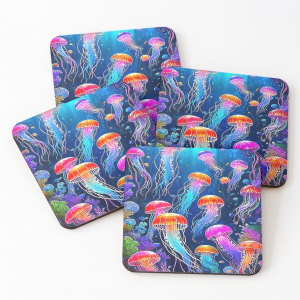 Item preview, Multicolored Jellyfish Party. designed and sold by Giulivo Store Graphic.