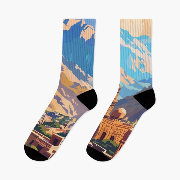 Item preview, Quetta Pakistan Travel Art Vintage designed and sold by KrisSidDesigns.