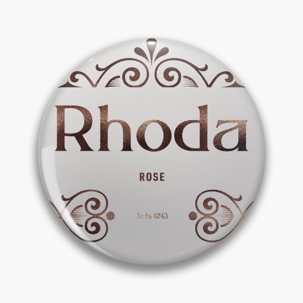 Item preview, Rhoda | Acts 12 13 | Rose | Christian Name with Biblical Meaning For Girl | Christian Name Collection designed and sold by Blessed Be Your Name.