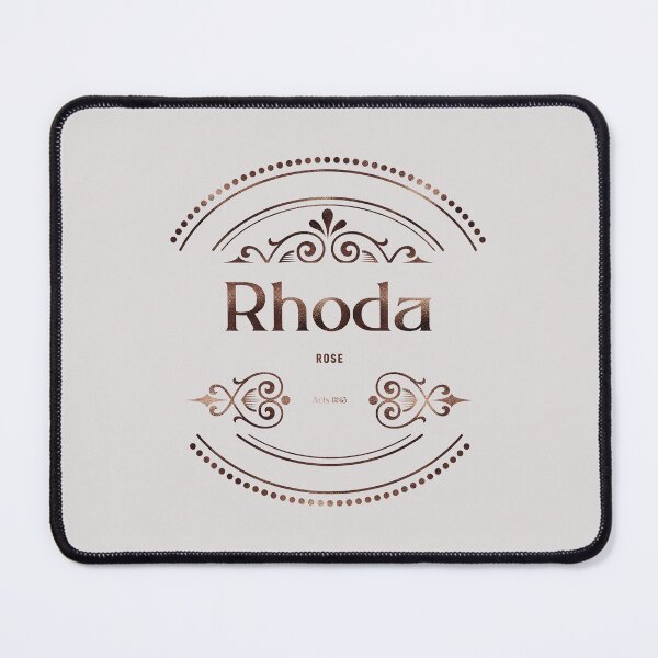 Item preview, Rhoda | Acts 12 13 | Rose | Christian Name with Biblical Meaning For Girl | Christian Name Collection designed and sold by Blessed Be Your Name.