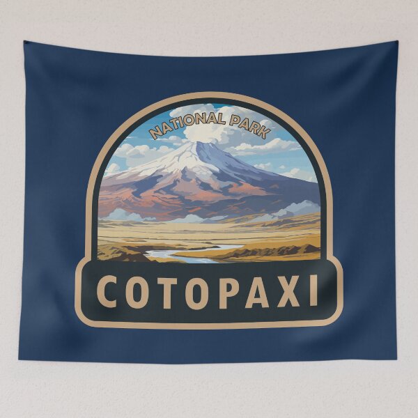 Item preview, Cotopaxi National Park Ecuador Travel Art designed and sold by KrisSidDesigns.
