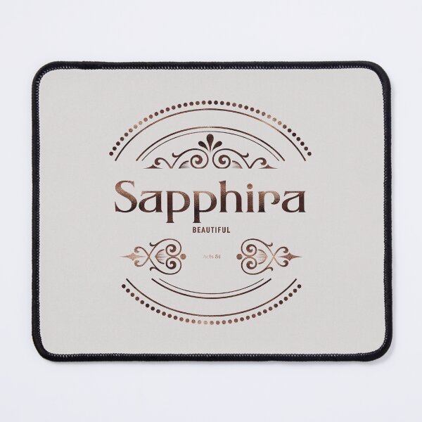 Item preview, Sapphira | Acts 5 1 | Beautiful | Christian Name with Biblical Meaning For Girl | Christian Name Collection designed and sold by Blessed Be Your Name.