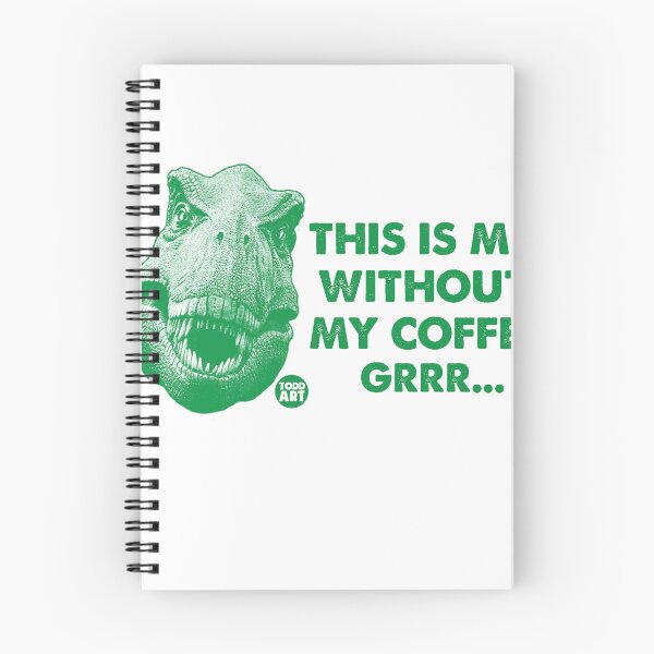 Item preview, ME WITHOUT COFFEE DINO designed and sold by TODD GOLDMAN.