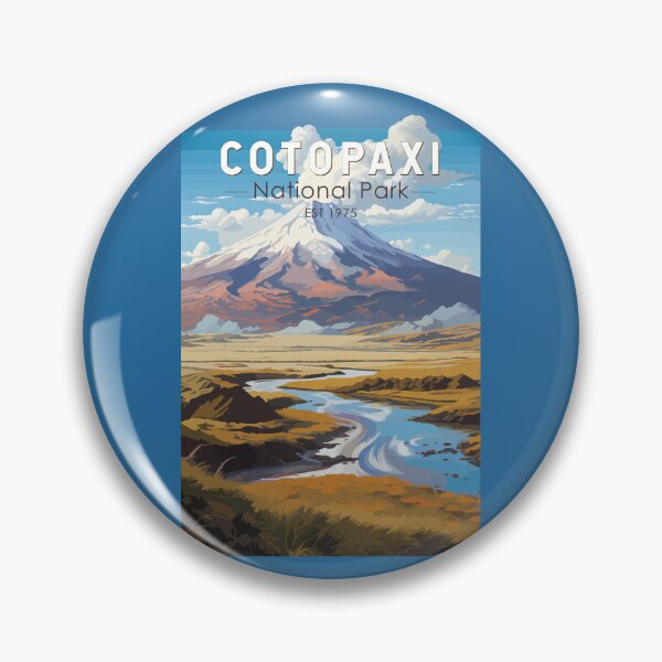 Item preview, Cotopaxi National Park Ecuador Travel Art Vintage designed and sold by KrisSidDesigns.