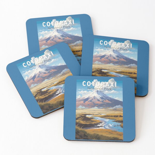 Item preview, Cotopaxi National Park Ecuador Travel Art Vintage designed and sold by KrisSidDesigns.