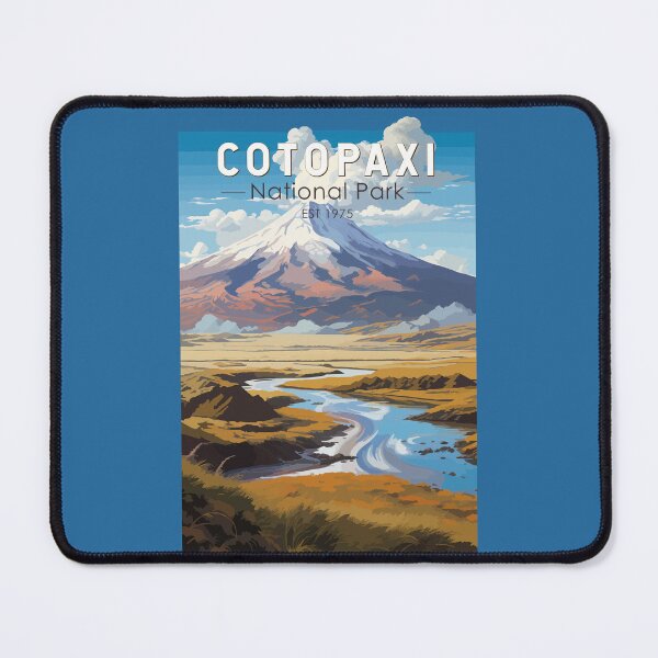 Item preview, Cotopaxi National Park Ecuador Travel Art Vintage designed and sold by KrisSidDesigns.