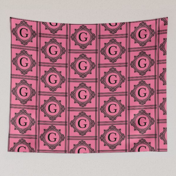 Item preview, Hot Pink and Black Monogram G designed and sold by Greenbaby.