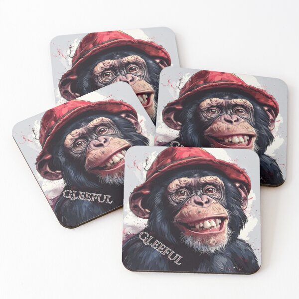 Item preview, Contented Gibbon, Joyful Primate Tee, Excited Marmoset Gift  designed and sold by Terry-Salsa.