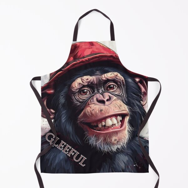 Item preview, Contented Gibbon, Joyful Primate Tee, Excited Marmoset Gift designed and sold by Terry-Salsa.