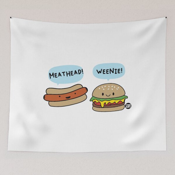 Item preview, MEATHEAD WEENIE HOT DOG BURGER designed and sold by TODD GOLDMAN.