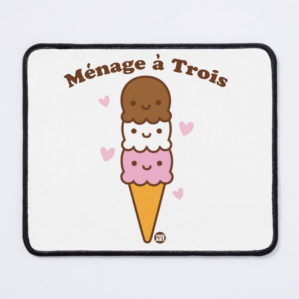 Item preview, MENAGE A TROIS ICE CREAM designed and sold by TODD GOLDMAN.
