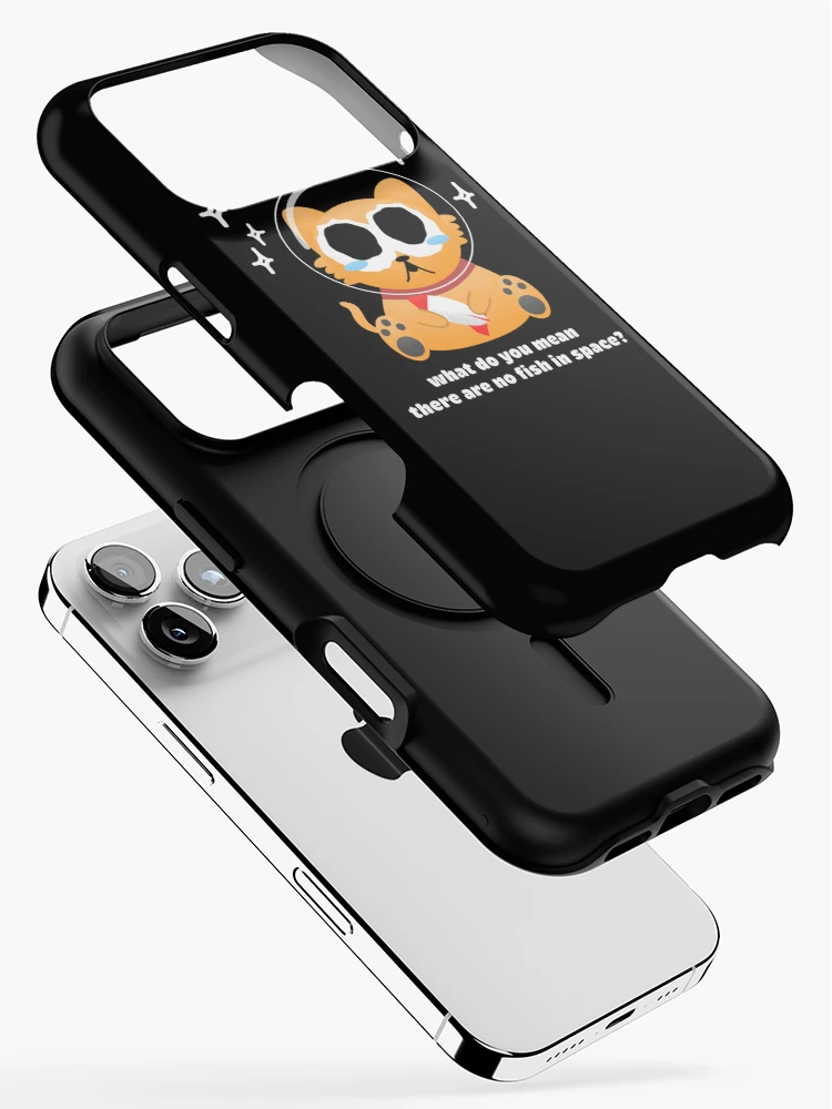 Thumbnail 2 of 4, iPhone Case, No Fish In Space designed and sold by Existential Sherbert.