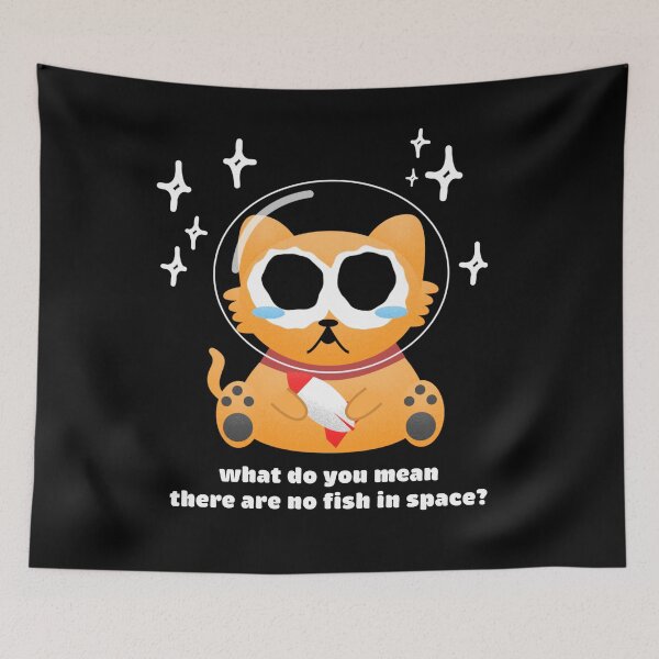 Item preview, No Fish In Space designed and sold by Existential Sherbert.