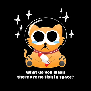 Artwork thumbnail, No Fish In Space by Existential Sherbert