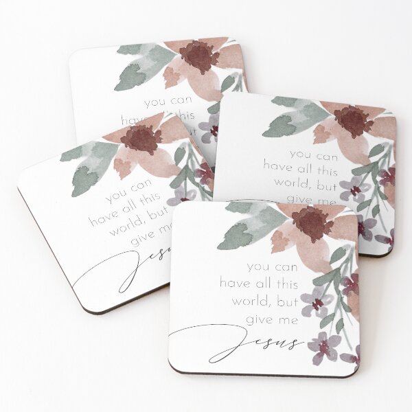 Item preview, Give Me Jesus Watercolor Floral designed and sold by maple-rose.