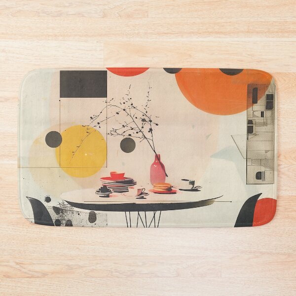 Item preview, Breakfast Collage - Mid Century Modern designed and sold by Offset Vinyl Film.