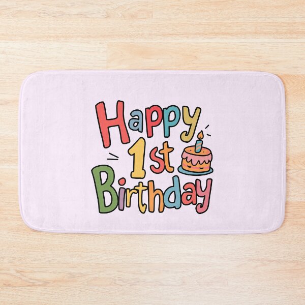 Item preview, Happy 1st Birthday designed and sold by Itsheartshop.