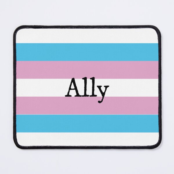 Item preview, Trans flag pride ally designed and sold by KAgraphic.