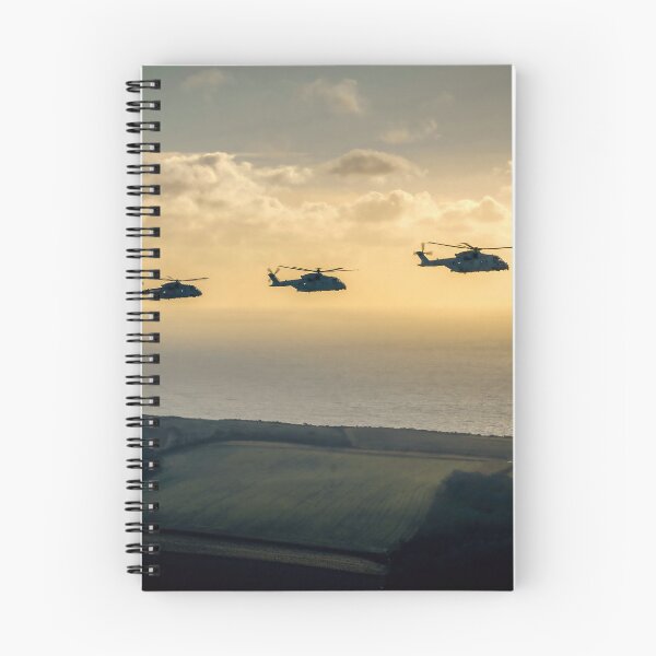 Item preview, Sunset flight of Commando Merlin MK4 helicopters designed and sold by Drew McAvoy.