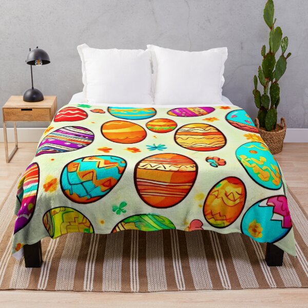 Item preview, Cheerful Easter Egg Cartoons designed and sold by Health And Fitness Posts e-Store.